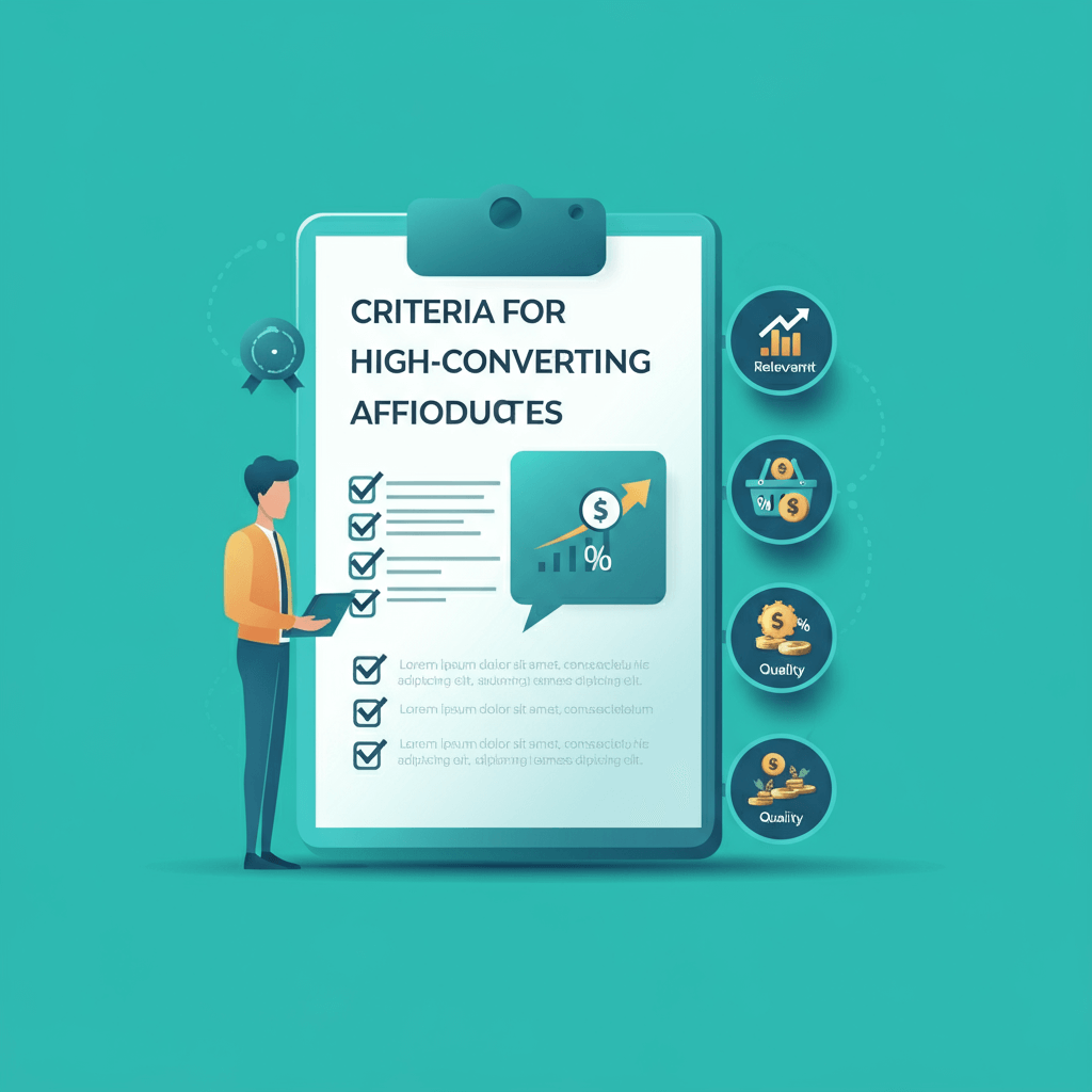 Criteria for High-Converting Affiliate Products