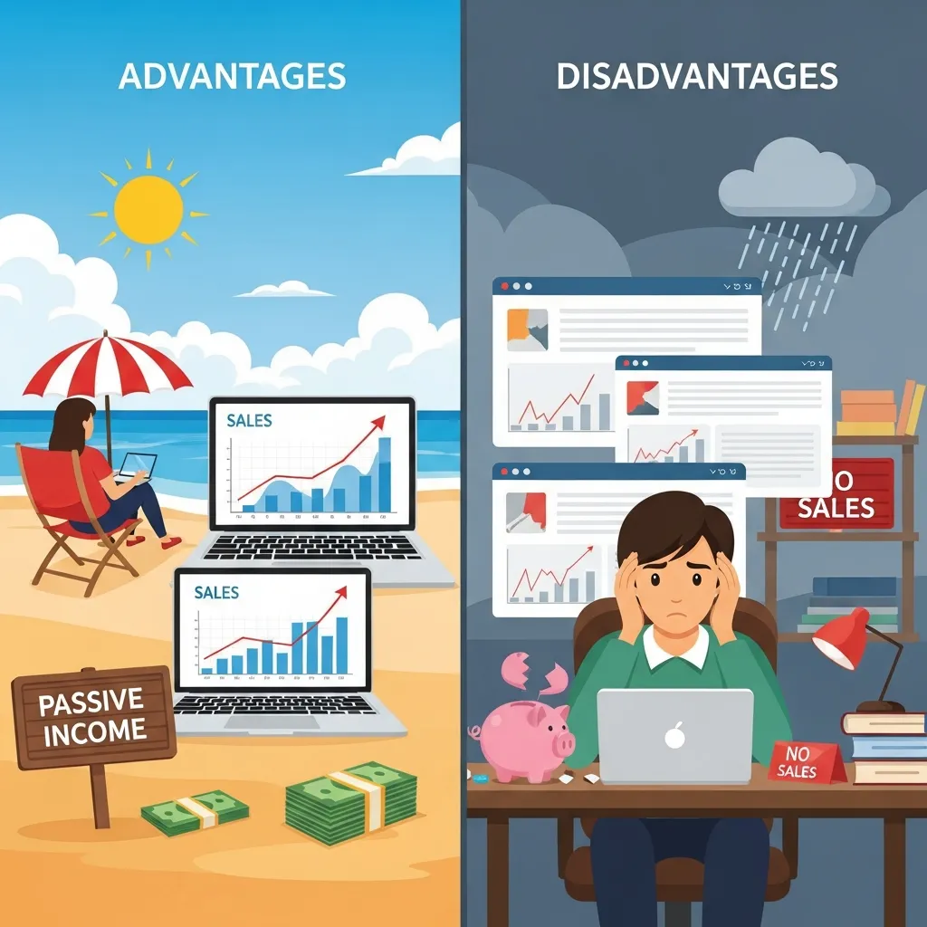 Advantages and Disadvantages of Affiliate Marketing