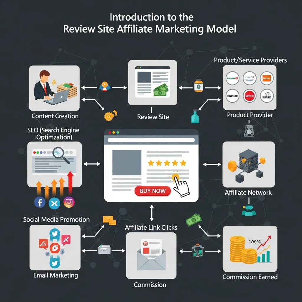 Review Site Affiliate Marketing Model