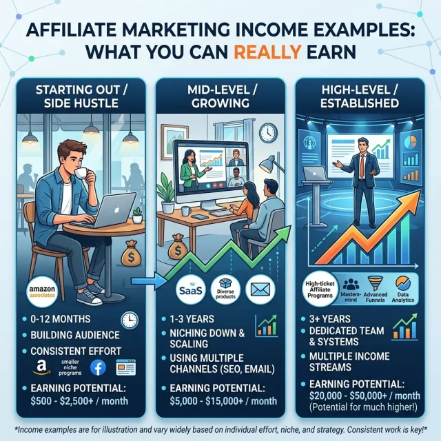 Affiliate Marketing Income Examples