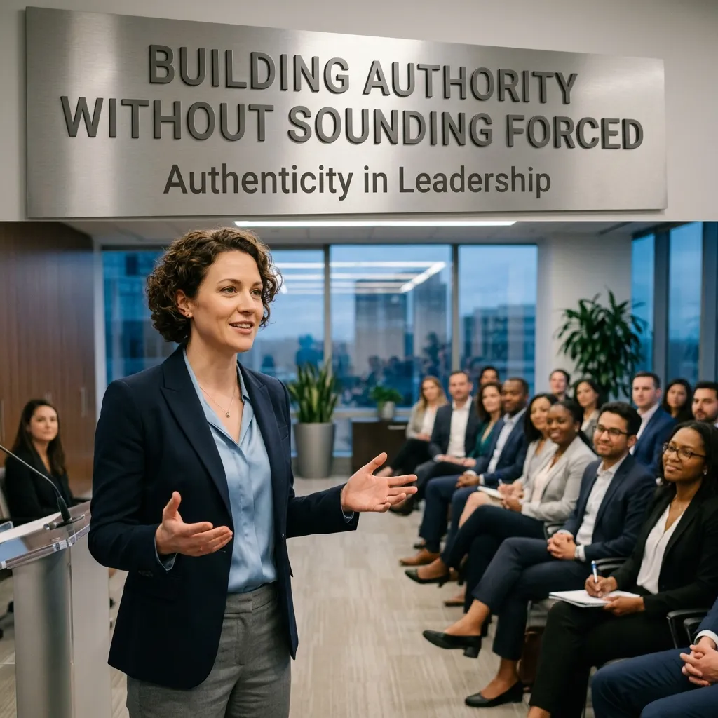 Building Authority Without Sounding Forced