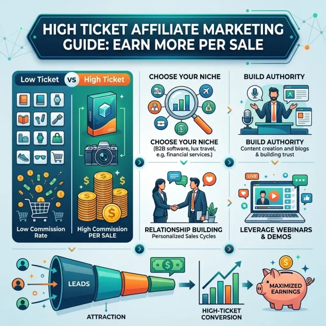 High Ticket Affiliate Marketing Guide Earn More Per Sale High Ticket Affiliate Marketing Guide