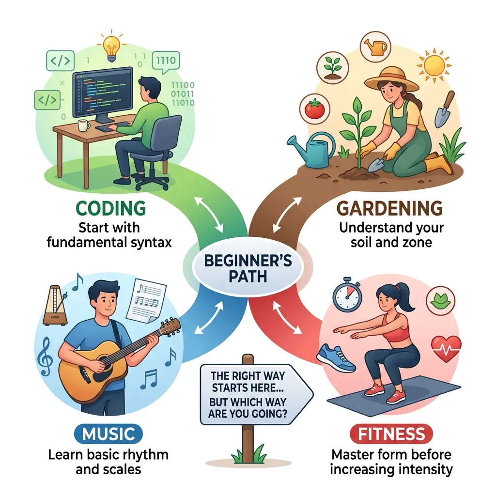 How beginners can start the right way