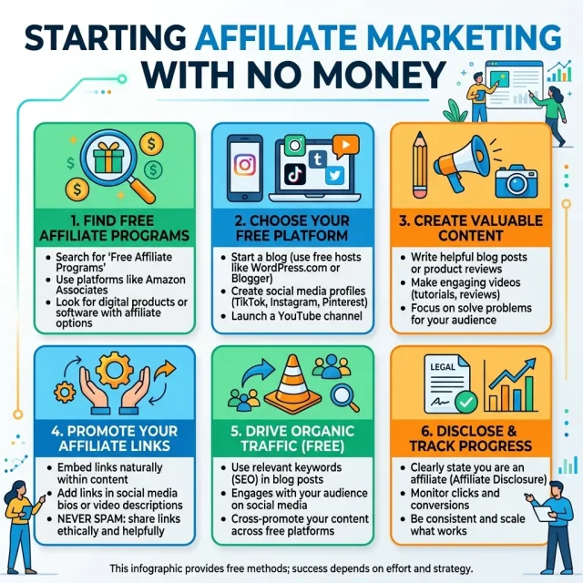 Start Affiliate Marketing with No Money