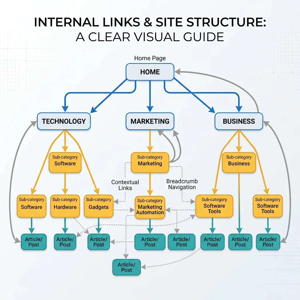 Internal links and site structure