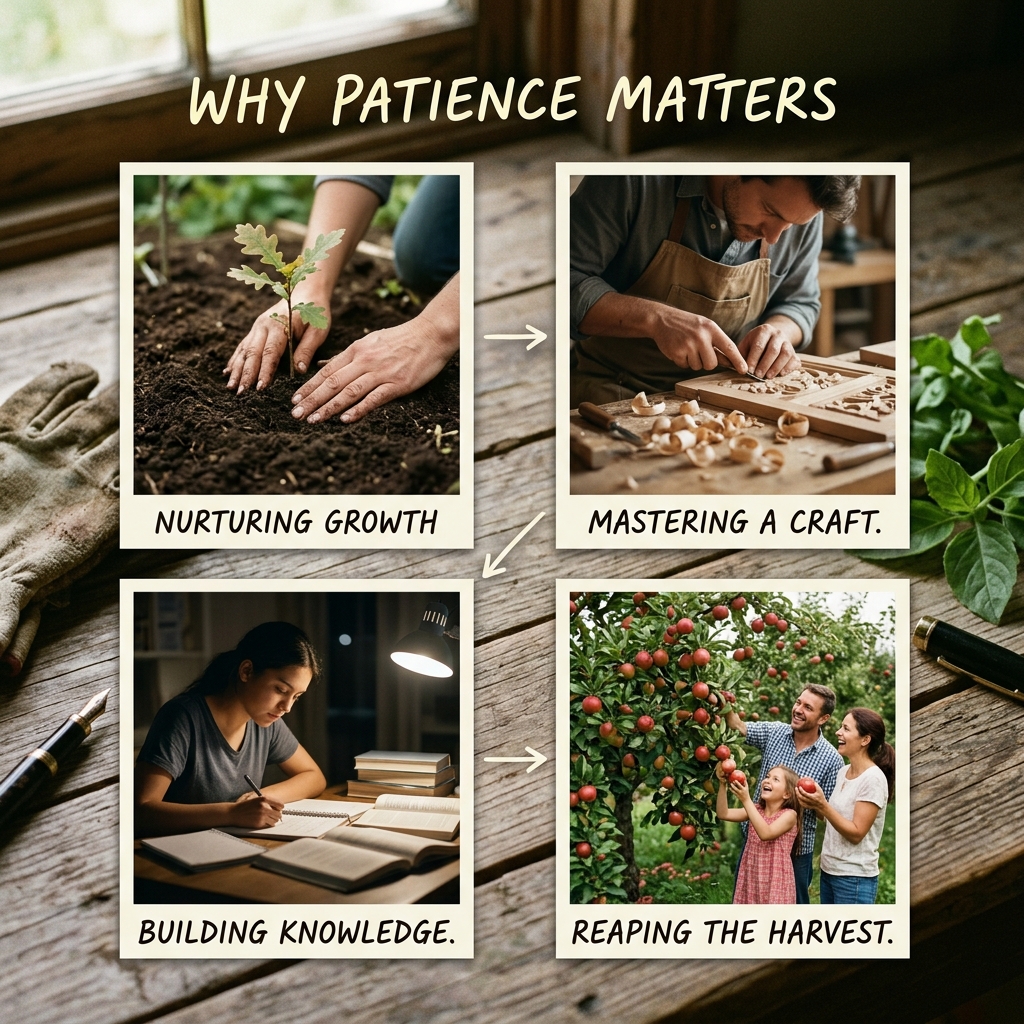 Why patience matters