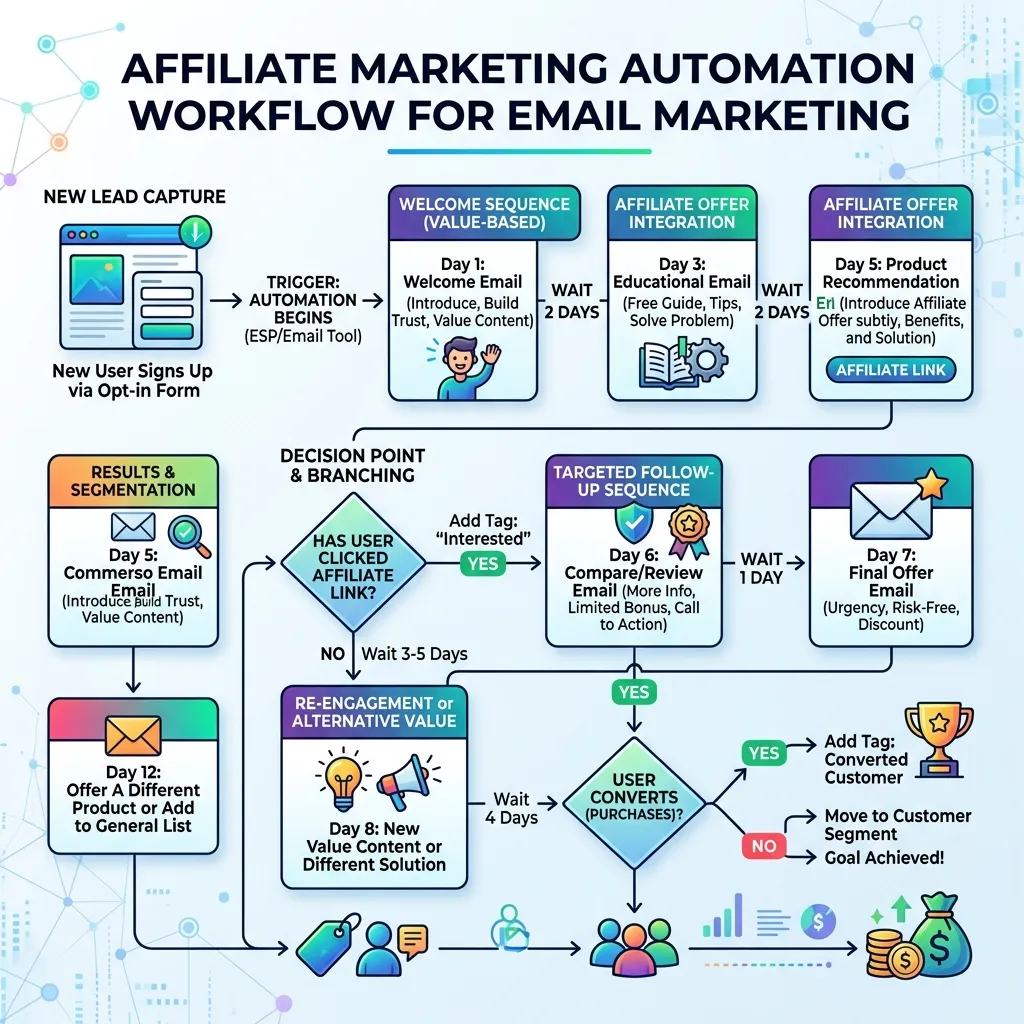 Affiliate Marketing Automation Workflow 