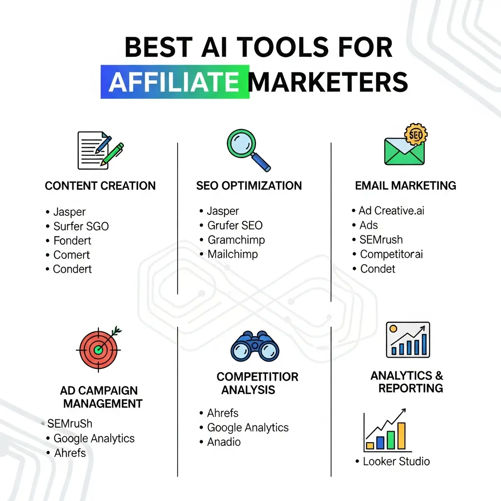 Best AI Tools for Affiliate Marketers
